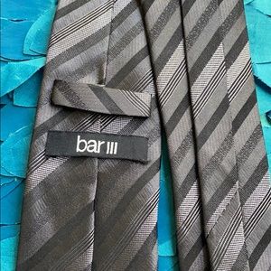 barlll silk tie in grey silk
